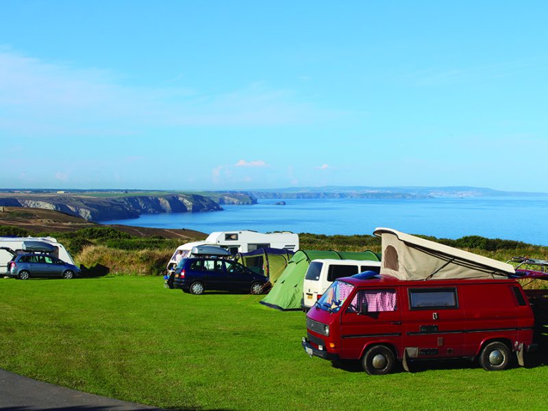 Caravan pitches in Cornwall (United Kingdom)