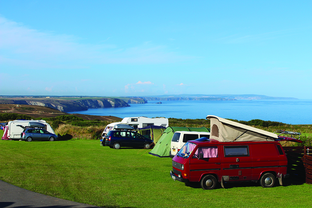 Caravan pitches in Cornwall (United Kingdom)